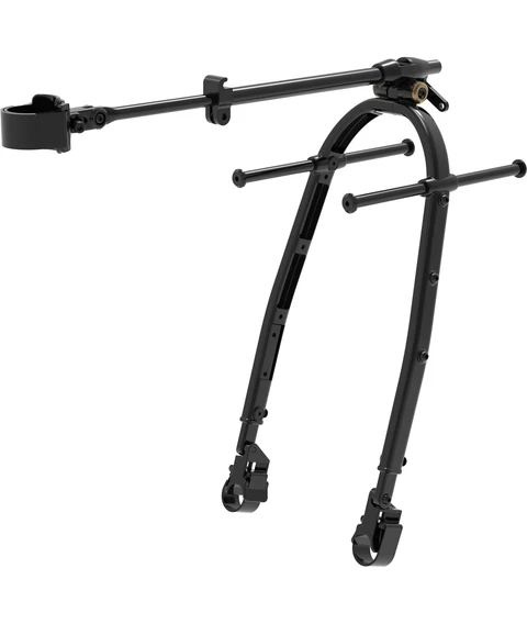 TOPEAK Portapacchi Zi:rak Essential per Bici da Strada, Gravel e Mtb con Montaggio Sui Foderi Verticali con Cinturini in Velcro